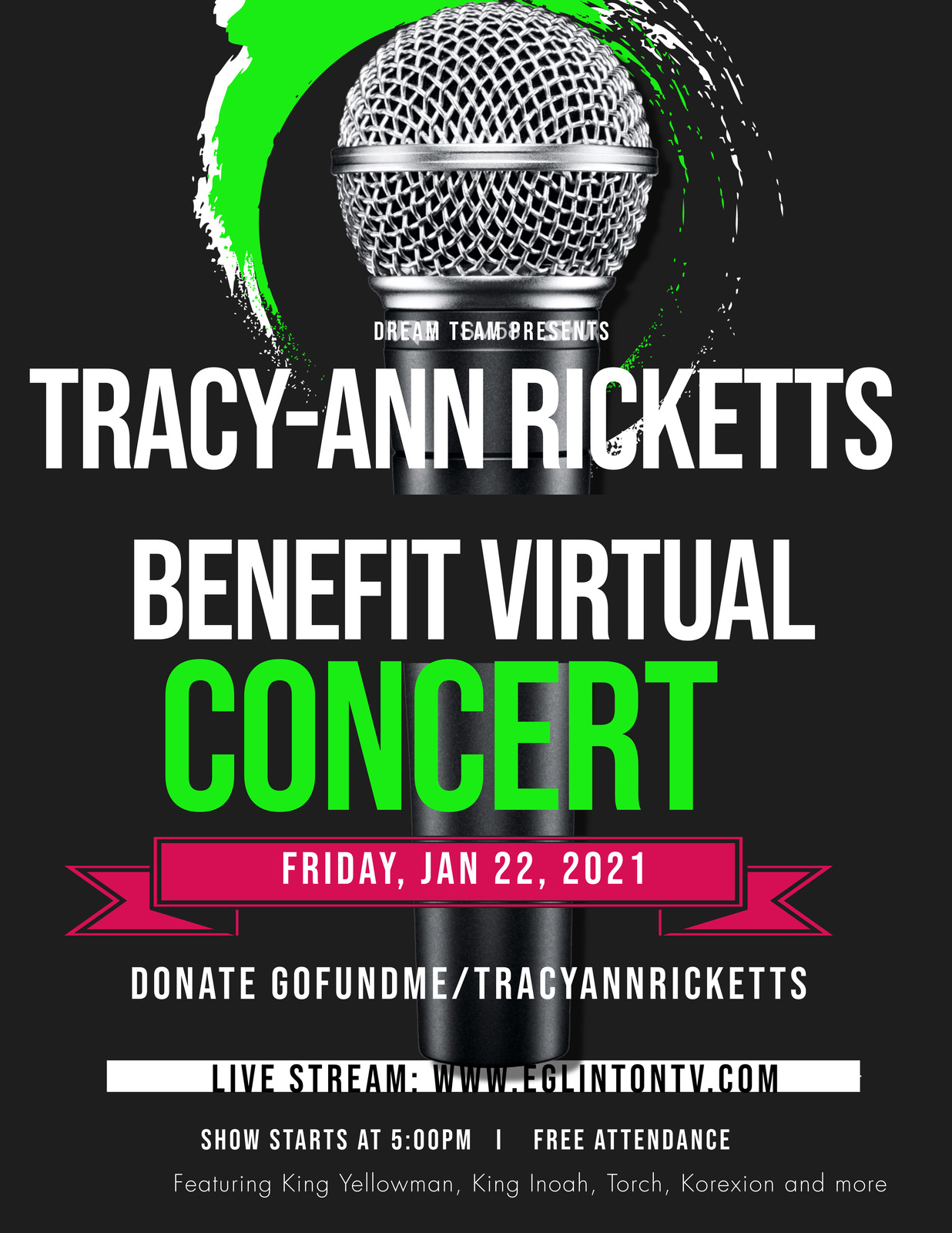 The Tracy-Ann Ricketts Virtual Benefit Concert